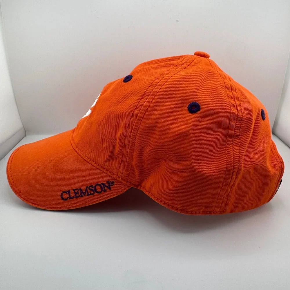 Pac Golf Clemson Tigers Hat Unisex OSFA Orange Excellent Embroidered Dad Cap